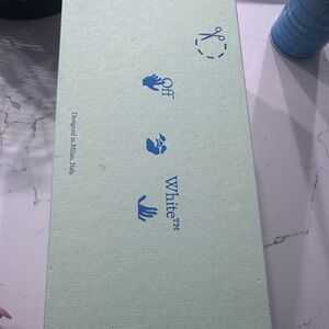 Men black off white slides